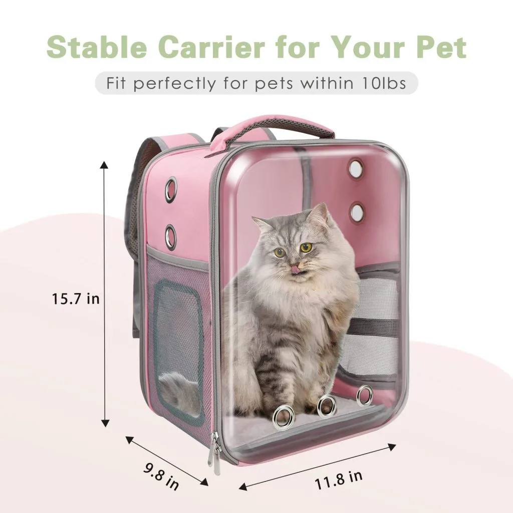 Pet Back Pack: Backpack Style - detail view supplied by QUANZHOU JUNYUAN BAGS