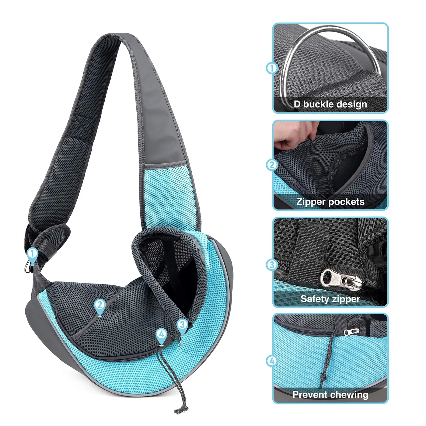 Pet 2-in-1: Dual Function - detail view supplied by QUANZHOU JUNYUAN BAGS